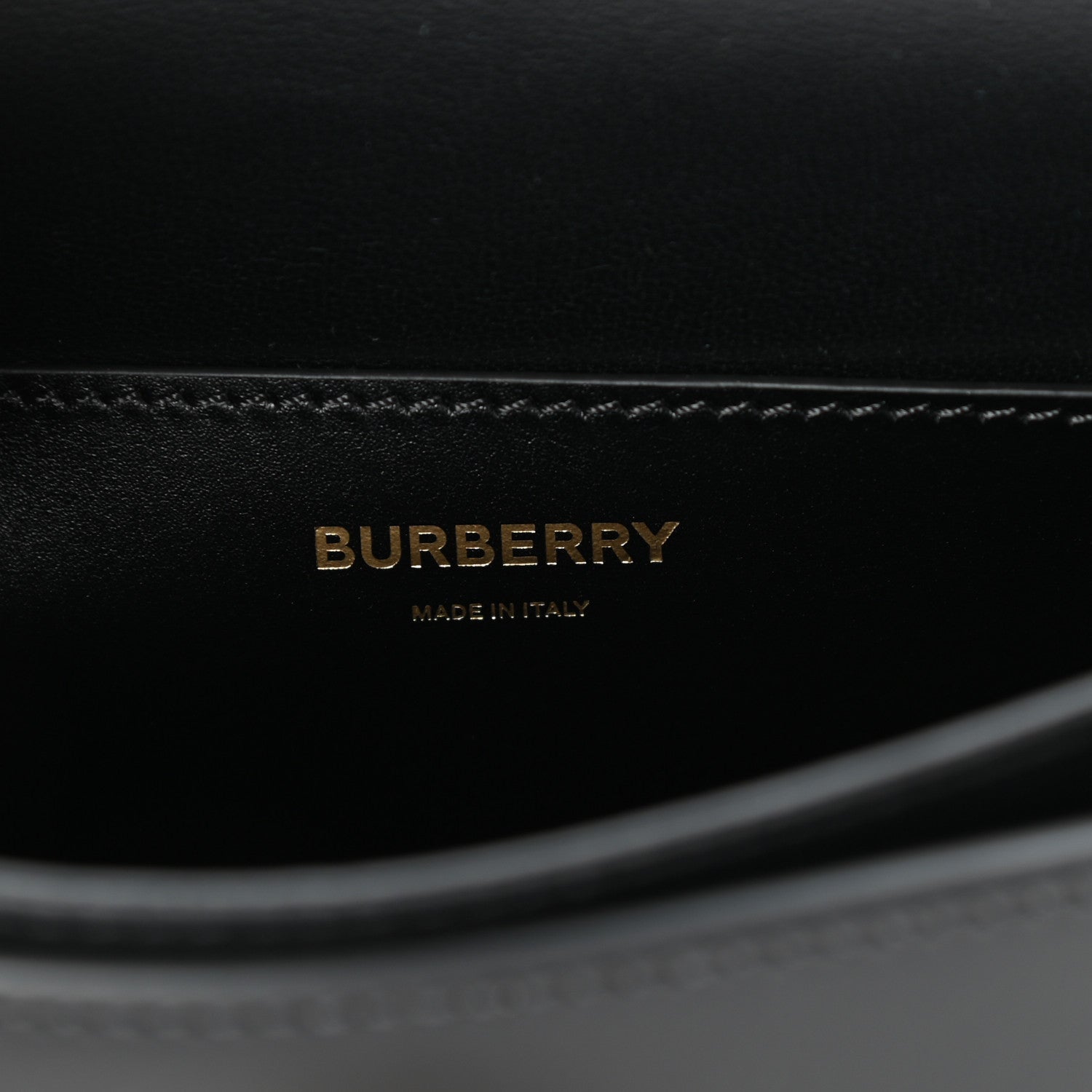 Burberry Calfskin TB Chain Belt Bag Black 6 of 9