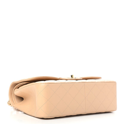 Chanel Caviar Quilted Jumbo Double Flap Beige Clair 4 of 9