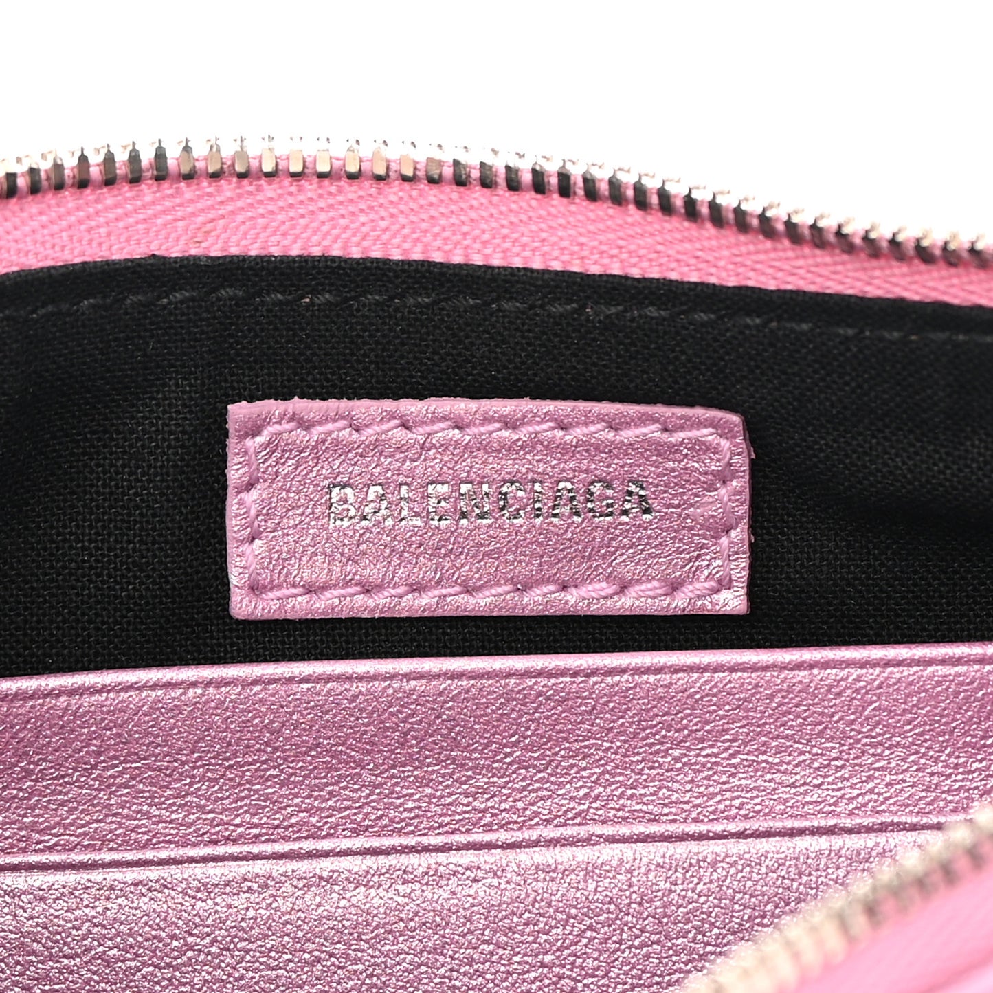 Strass Suede Metallic Nappa Le Cagole Mini Purse With Chain Taffy Light Pink