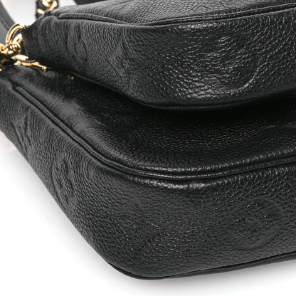 Louis Vuitton Empreinte Monogram Giant Multi Pochette Accessories Black 8 of 9