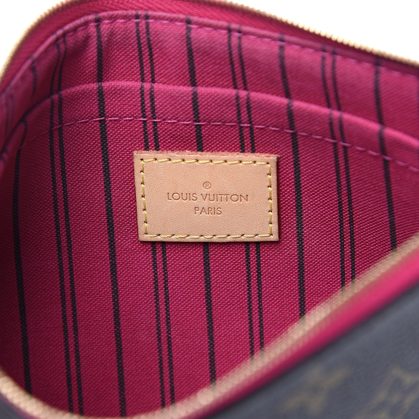 Monogram Neverfull MM GM Pochette Pivoine