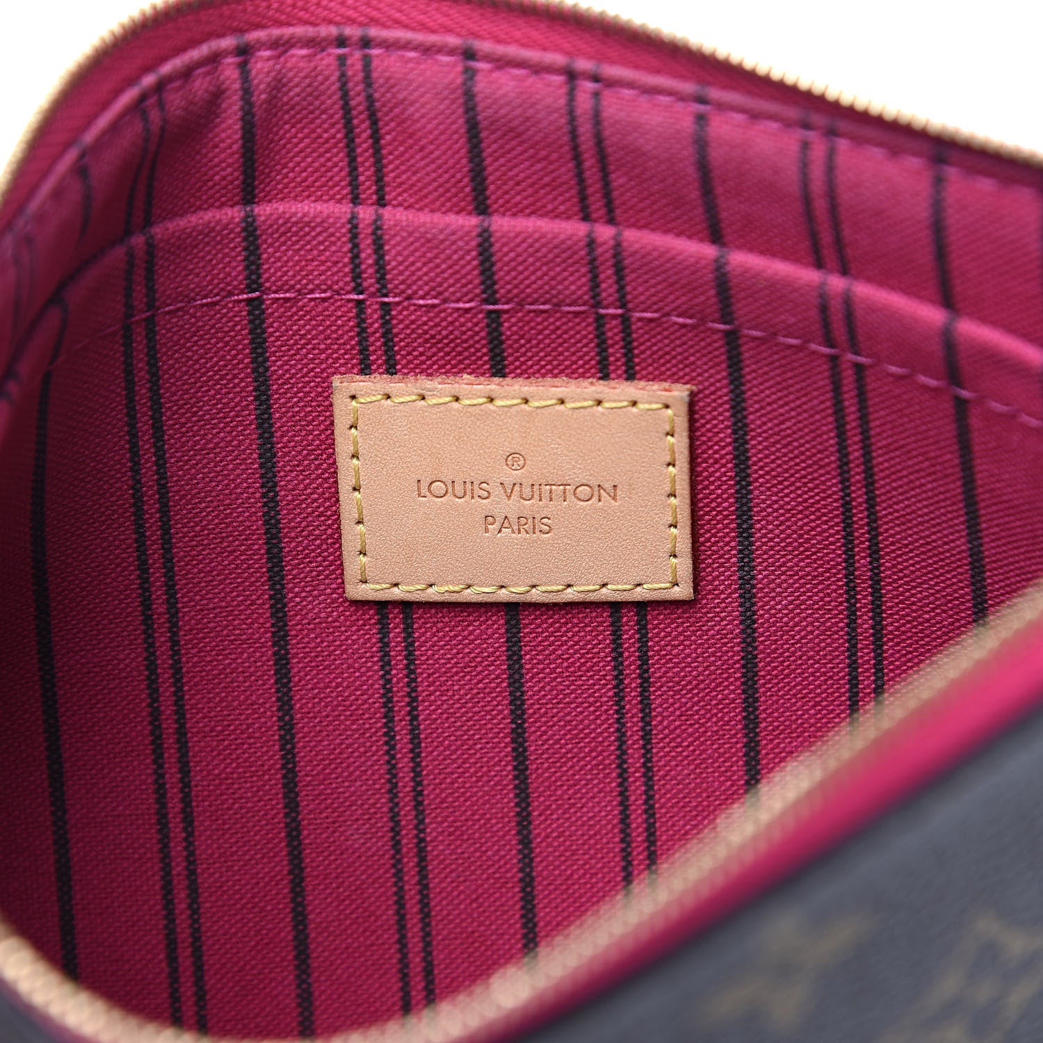 Louis Vuitton Monogram Neverfull MM GM Pochette Pivoine 6 of 10