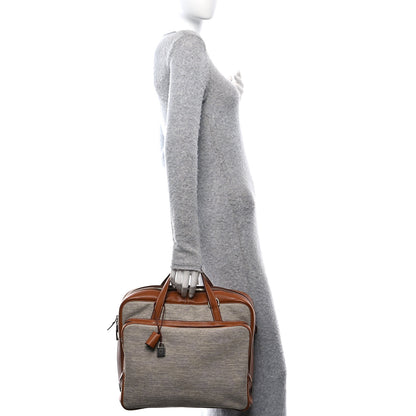 Hermes Toile Trousse Caleche Express Travel Gold 2 of 16