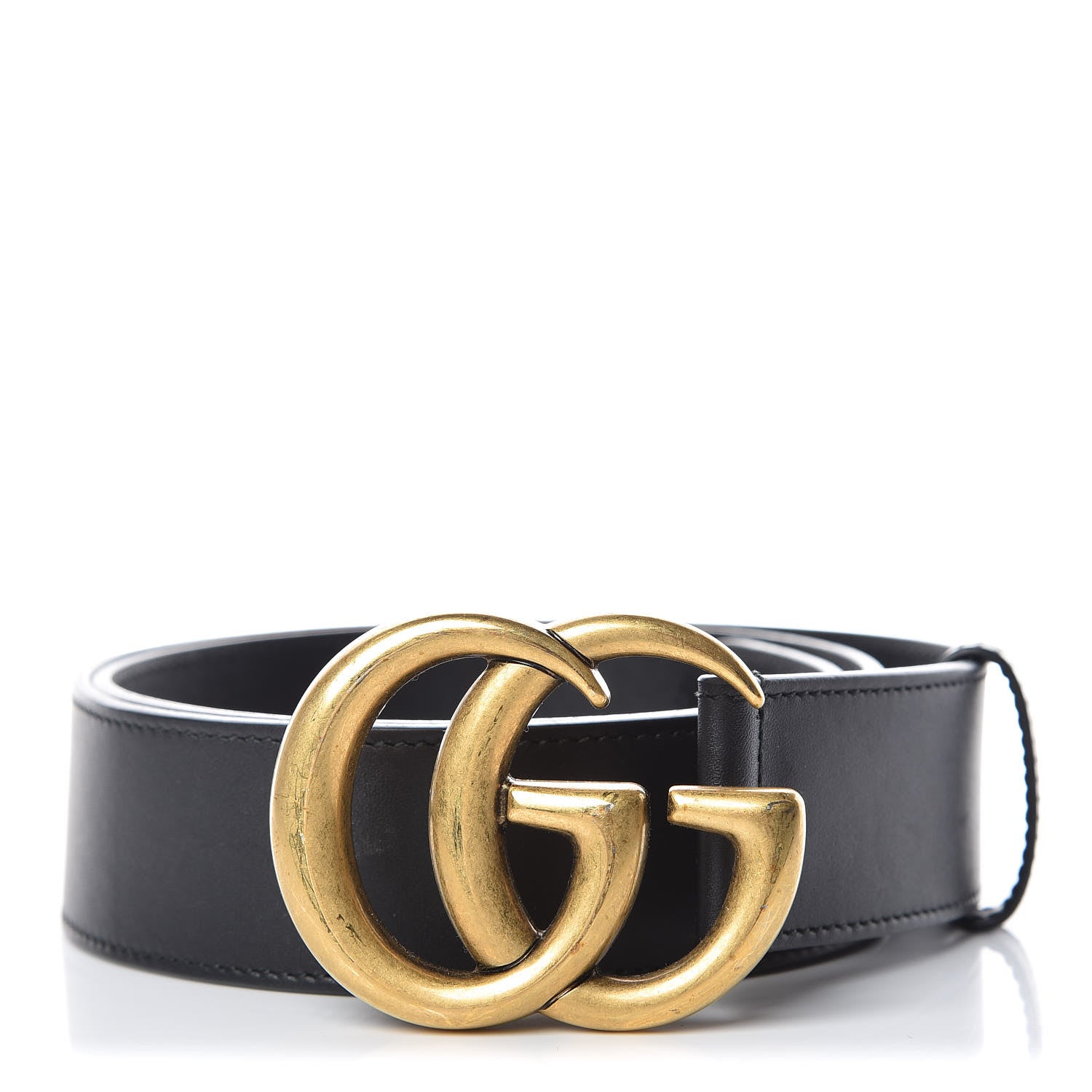 Gucci Calfskin Double G 40mm Belt 85 34 Black 1 of 7