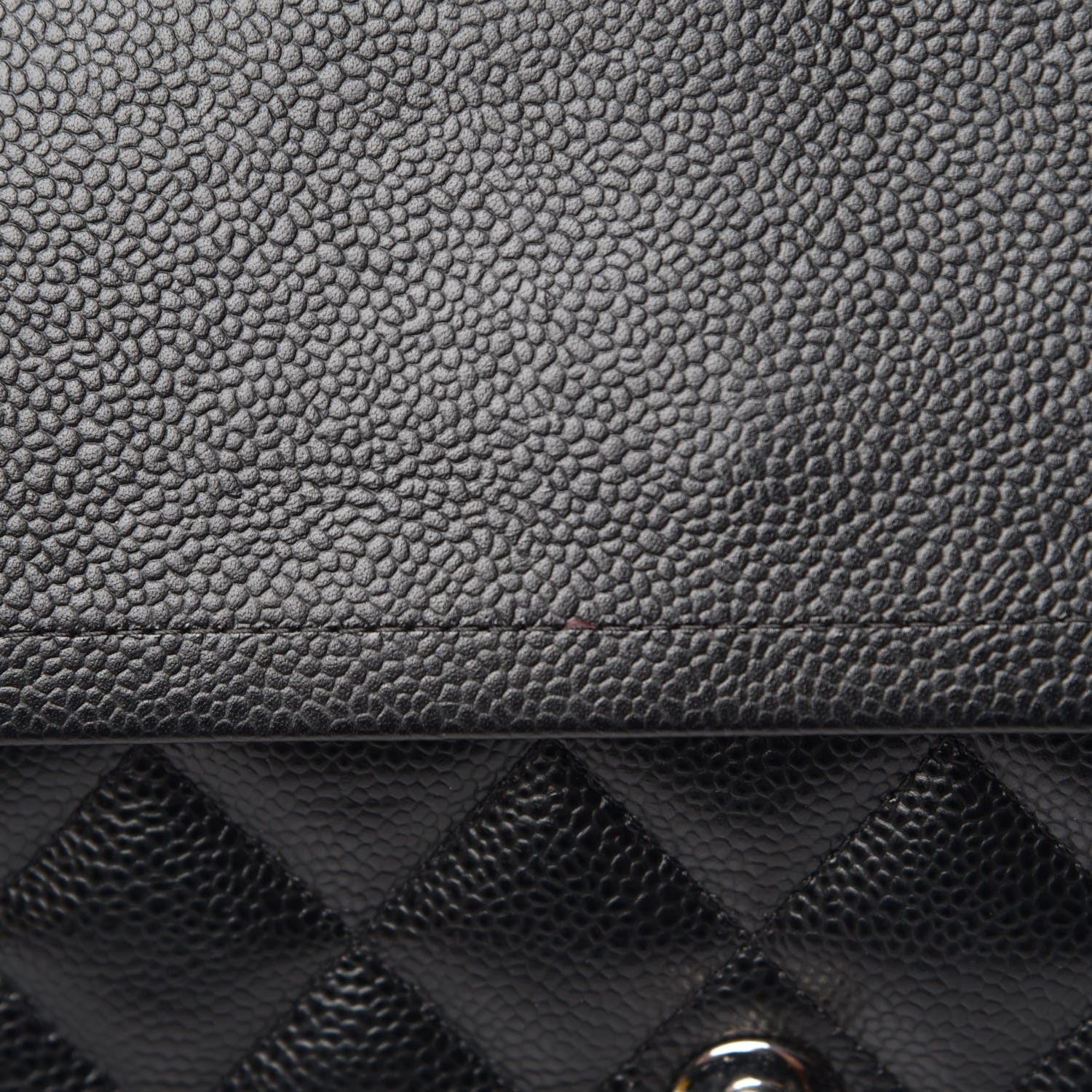 Chanel Caviar Quilted Jumbo Double Flap Black 10 of 11