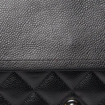 Chanel Caviar Quilted Jumbo Double Flap Black 10 of 11