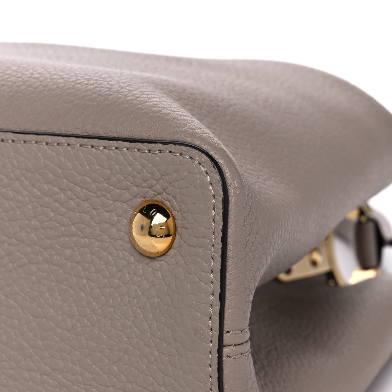 Louis Vuitton Taurillon Capucines PM Galet 11 of 13