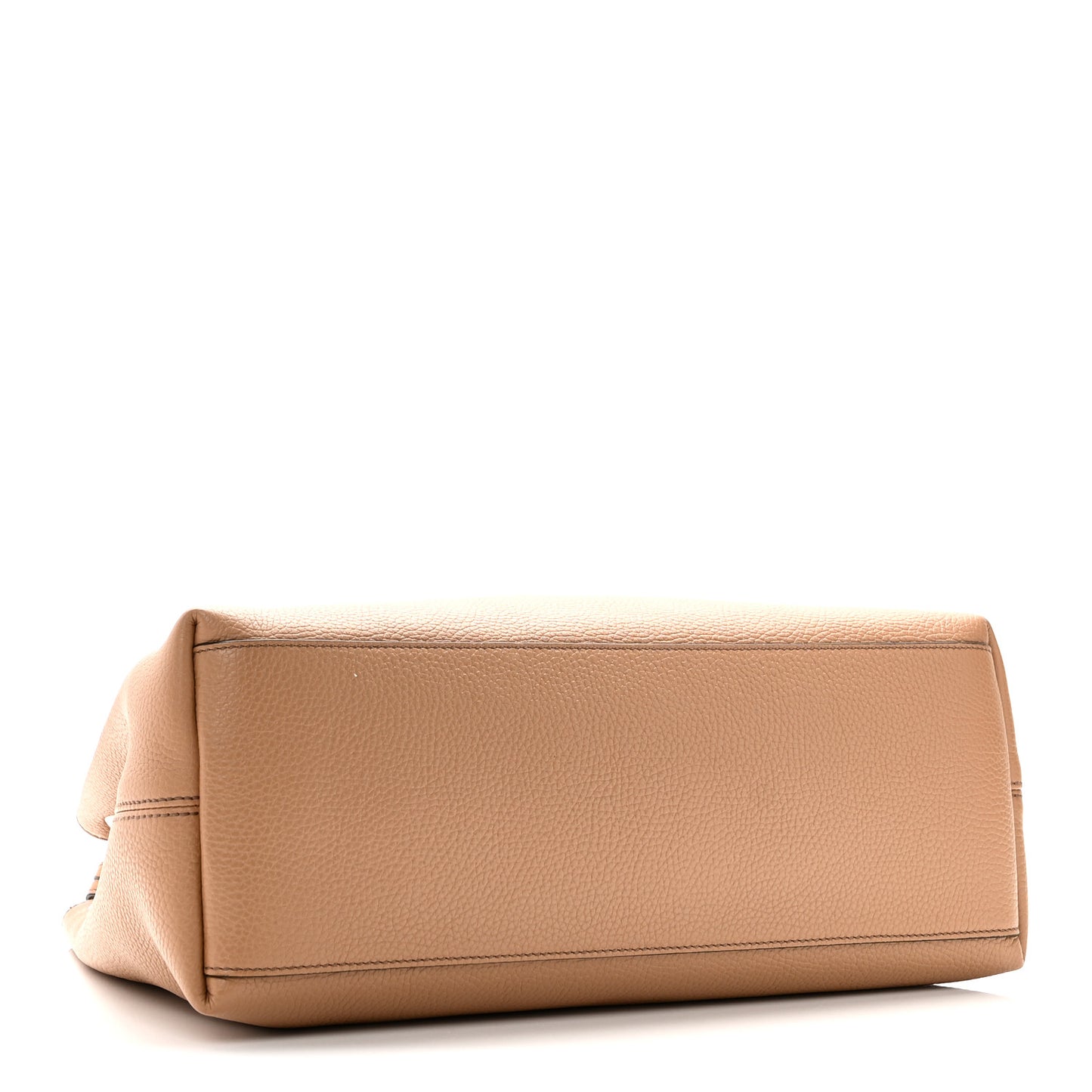 Pebbled Calfskin Medium Soho Chain Shoulder Bag Camelia