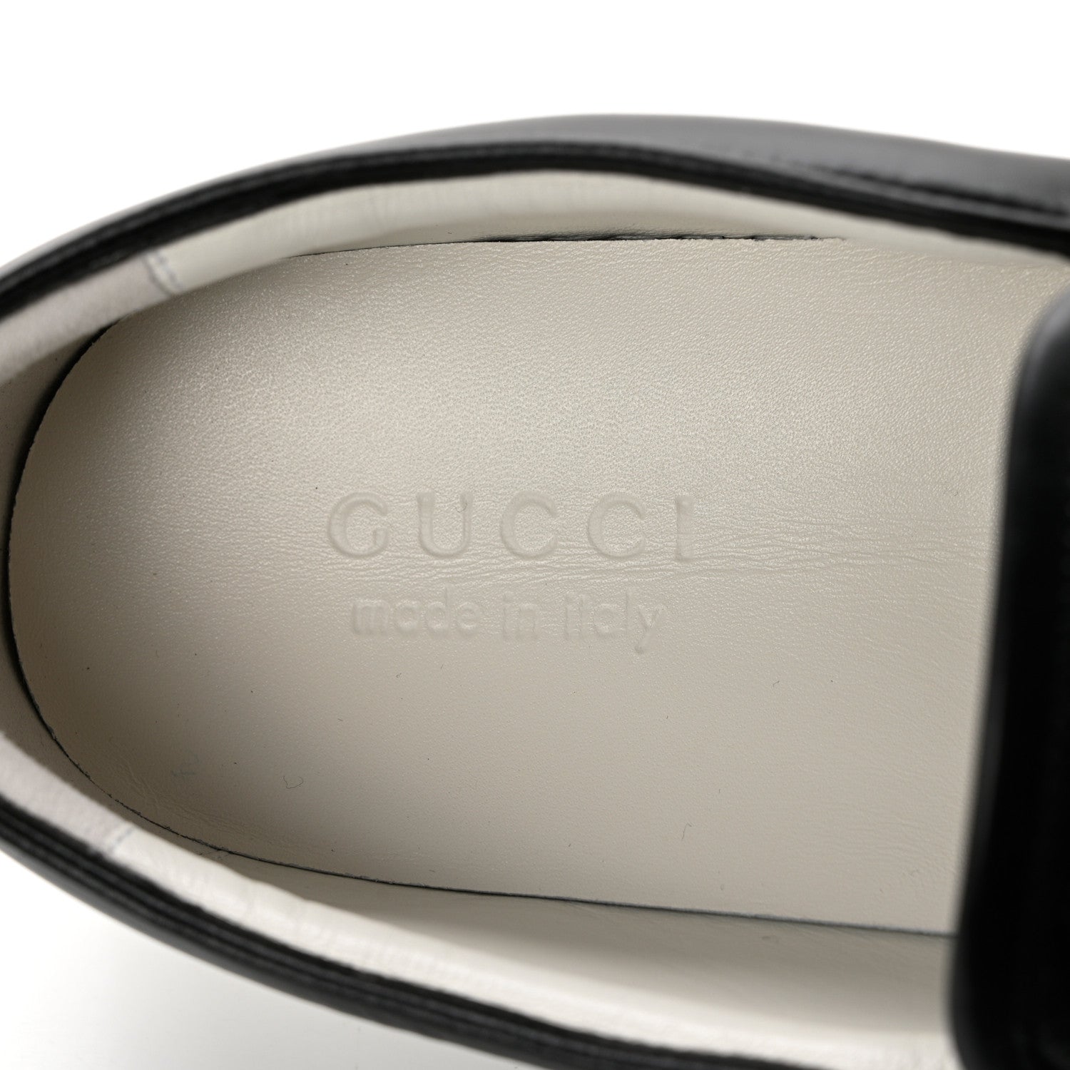 Gucci Calfskin GG Monogram Embossed Perforated Mens Dublin Slip On Sneakers 11 Black 7 of 9