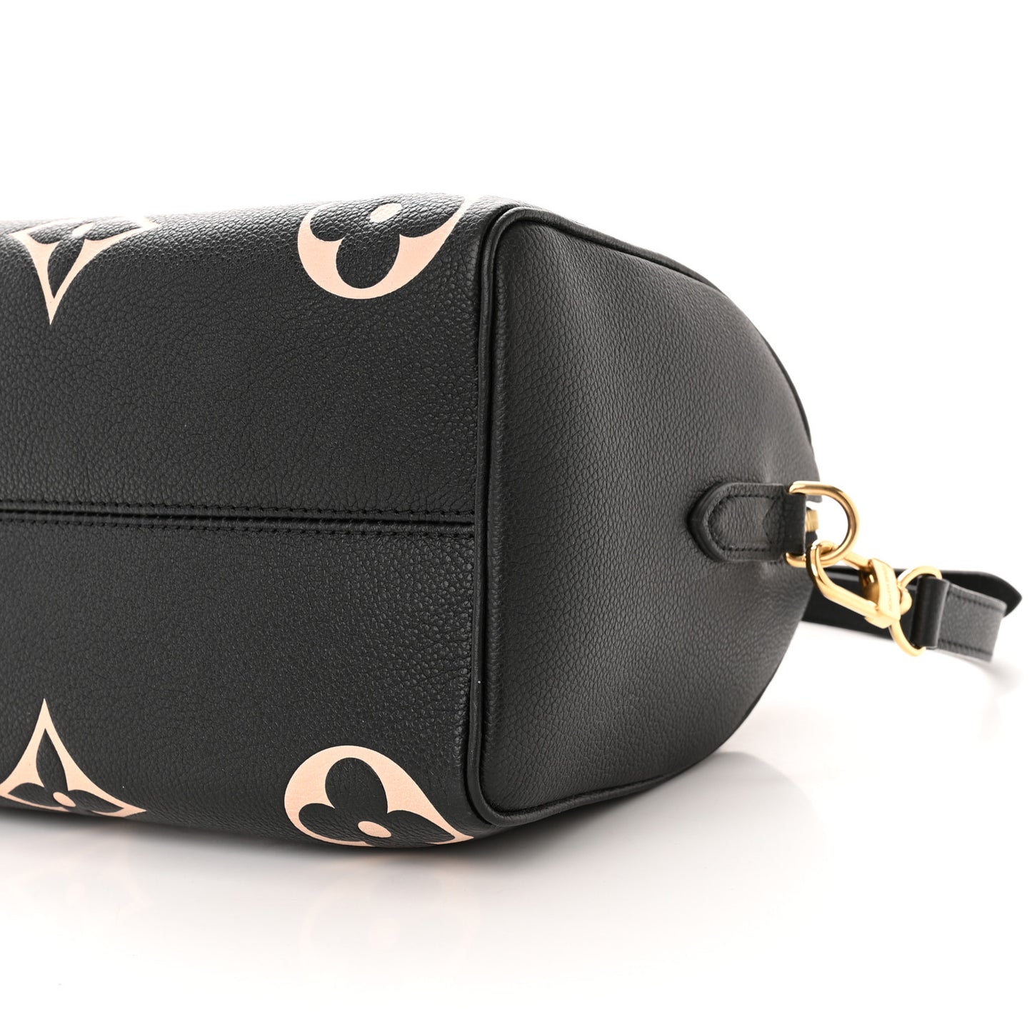 Empreinte Monogram Giant Speedy Bandouliere 25 Black Beige
