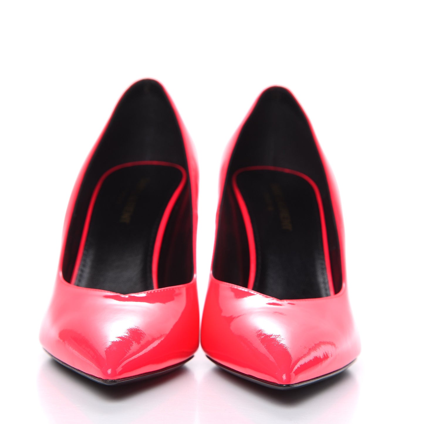 Patent Calfskin Kiki 85 Pumps 38.5 Neon Pink