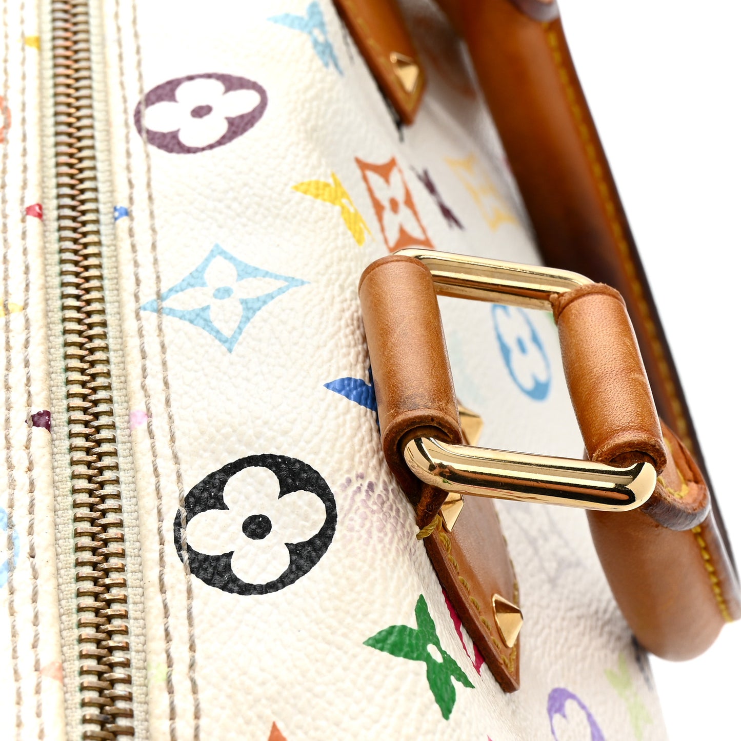 Monogram Multicolor Speedy 30 White