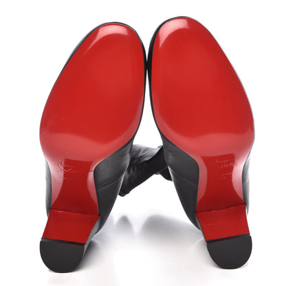 Christian Louboutin Veau Velours Stretch Gena 85 Bootie 35 Black 5 of 8