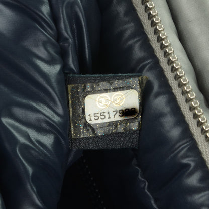 Chanel Nylon Coco Cocoon Bowler Silver 7 of 8