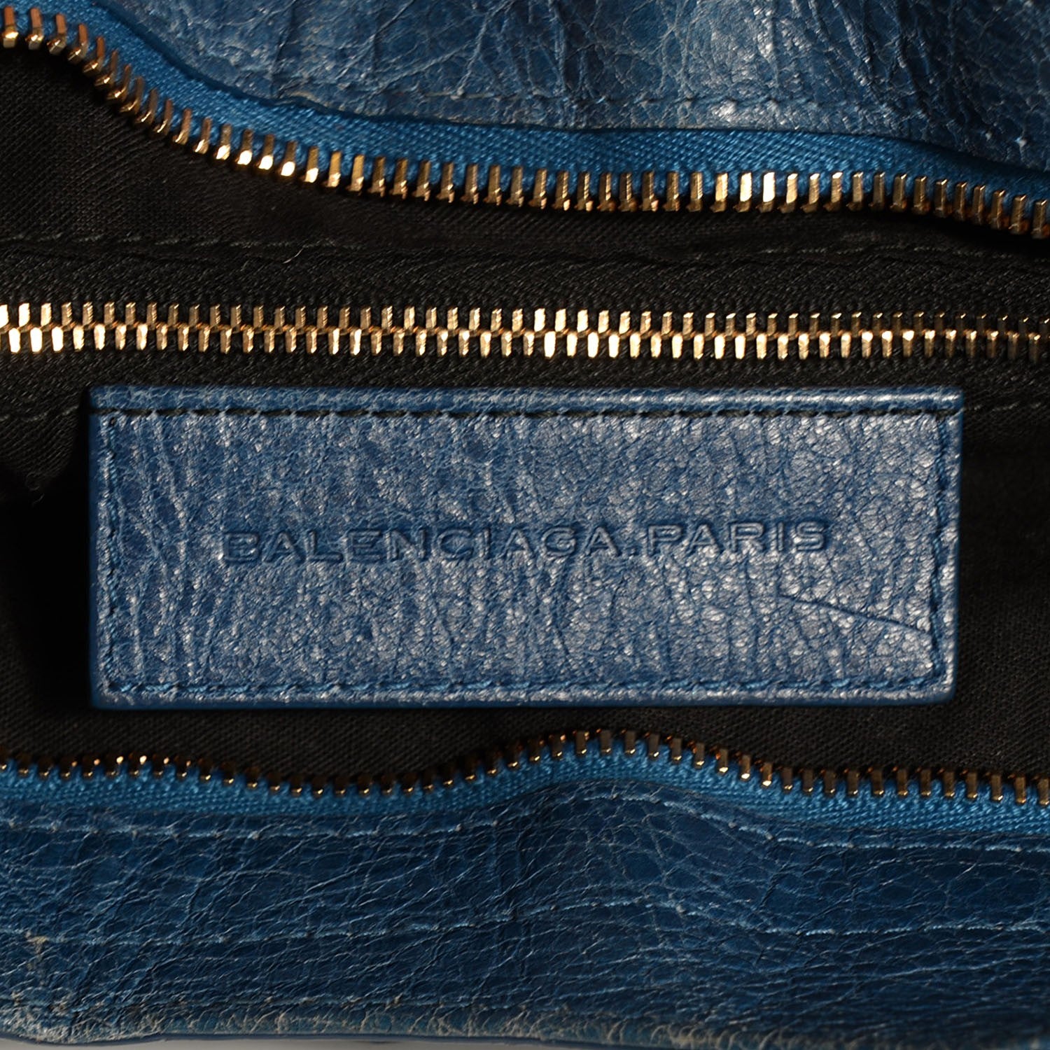 Balenciaga Agneau Giant 12 Rose Gold Hardware Part Time Bleu Cobalt 9 of 15