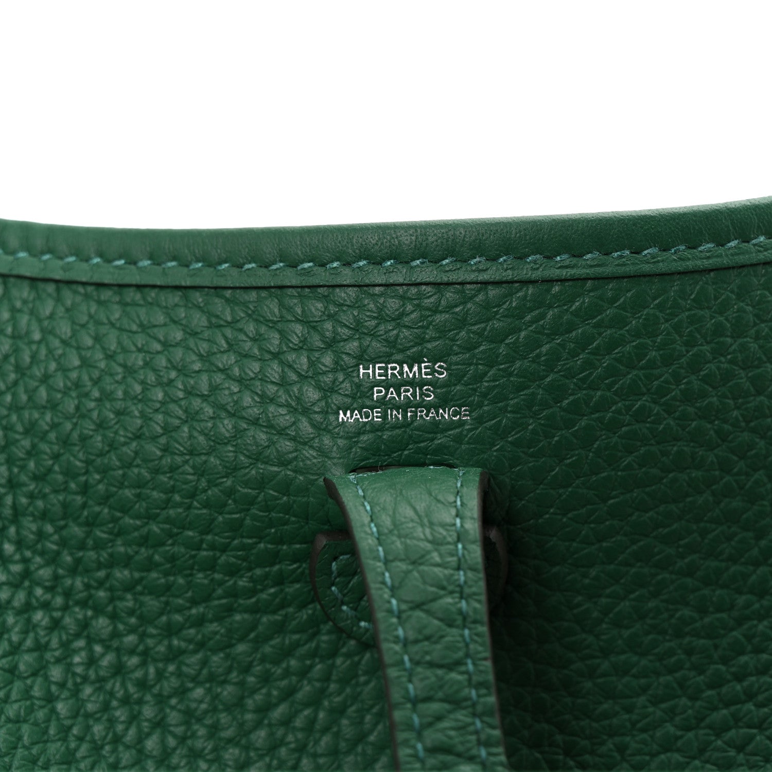 Hermes Taurillon Clemence Evelyne TPM Vert Vertigo 11 of 21
