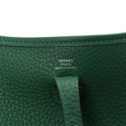 Hermes Taurillon Clemence Evelyne TPM Vert Vertigo 11 of 21