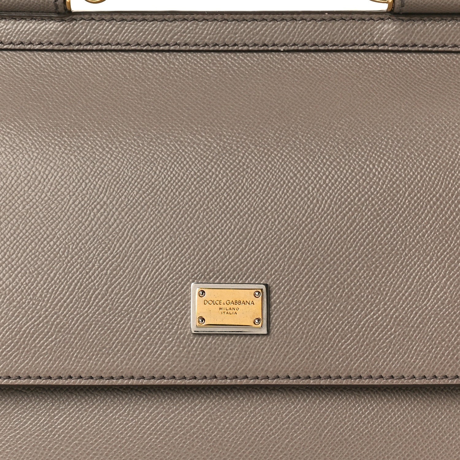 Dolce & Gabbana DOLCE & GABBANA Dauphine Small Miss Sicily Satchel Grey 7 of 9