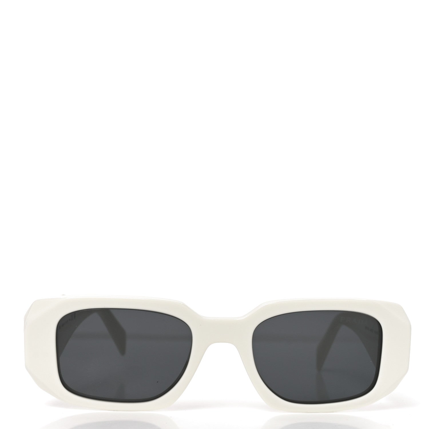 Prada Acetate Symbole Sunglasses SPR 17W White White 3 of 14