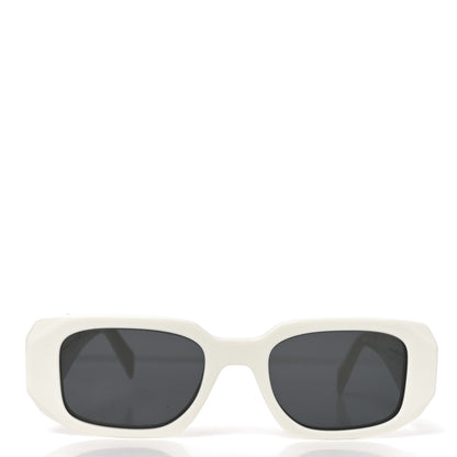 Prada Acetate Symbole Sunglasses SPR 17W White White 3 of 14