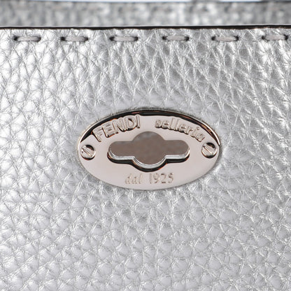 Fendi Cuoio Romano Lux Selleria Carla Shopping Tote Argento 9 of 9