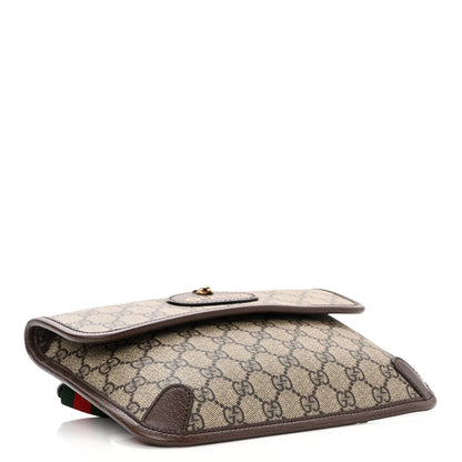 Gucci GG Supreme Monogram Neo Vintage Web Belt Bag Brown 4 of 10