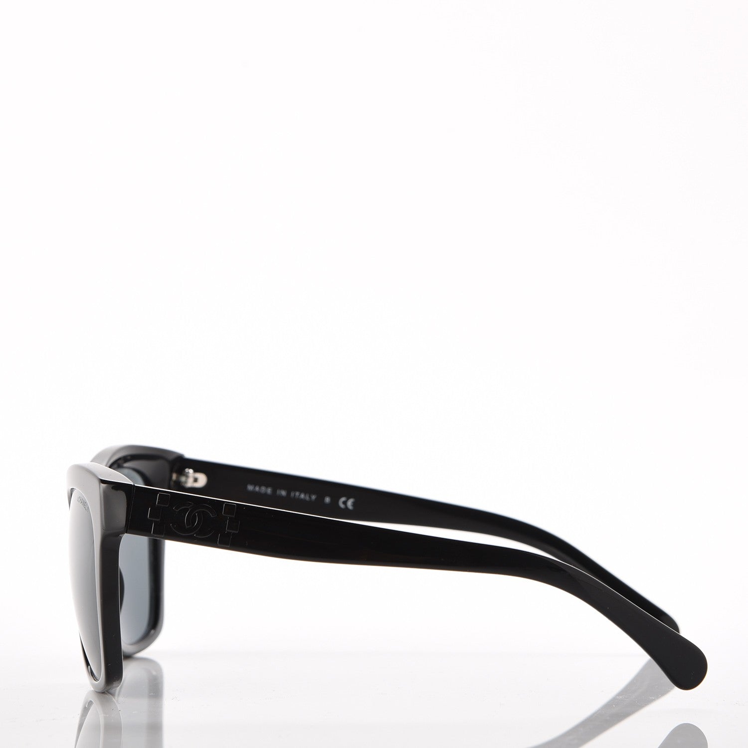 Chanel CC Butterfly Signature Sunglasses 5313 Black 3 of 7