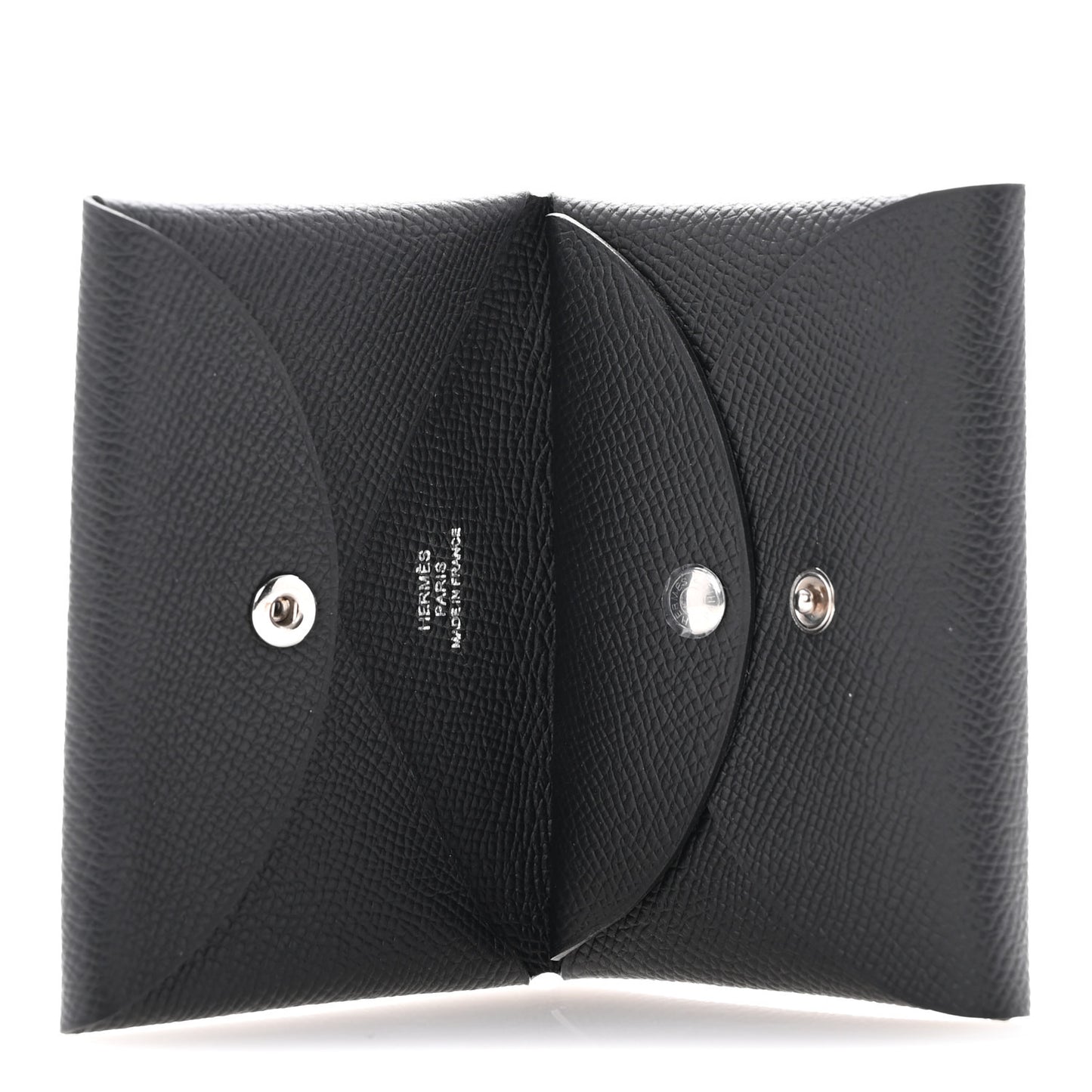 Epsom Calvi Duo Card Case Black