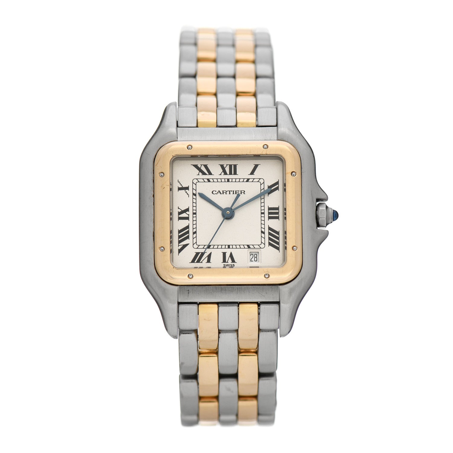 Cartier Stainless Steel 18K Yellow Gold 27mm Panthere Quartz Watch 1 of 7