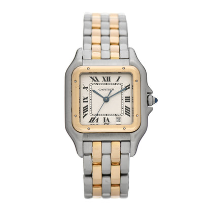 Cartier Stainless Steel 18K Yellow Gold 27mm Panthere Quartz Watch 1 of 7
