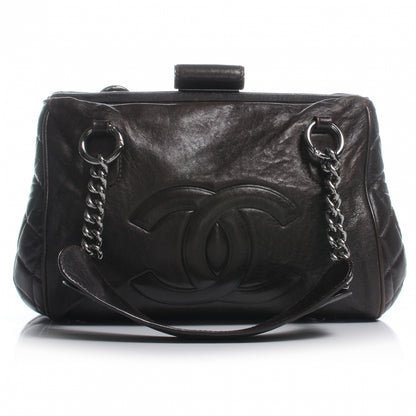 Chanel Calfskin Small Perfect Day Tote Dark Brown 1 of 8