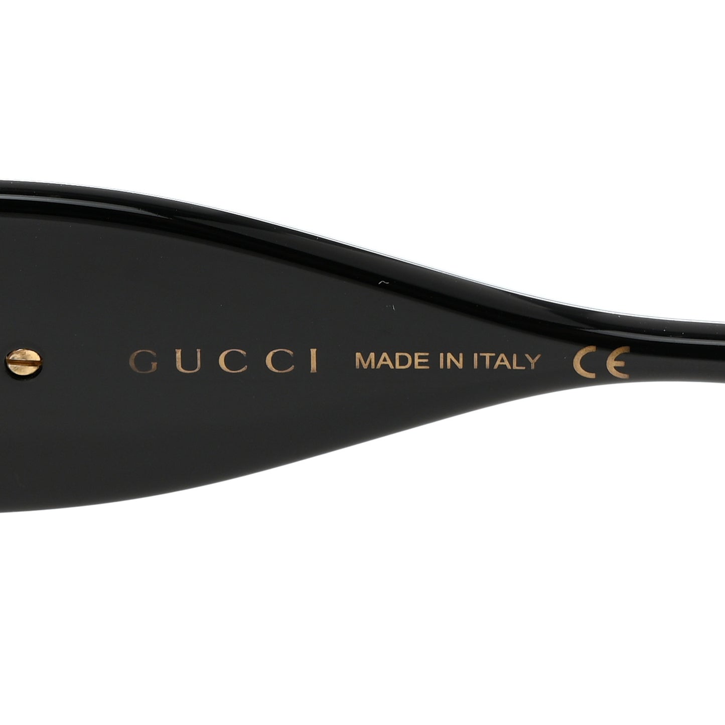 Acetate Rectangular Frame Chain Sunglasses GG1022S Black