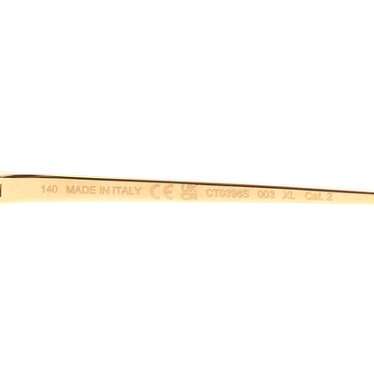 Cartier Panthere De Cartier Butterfly Sunglasses CT0398S Gold Pink 5 of 7