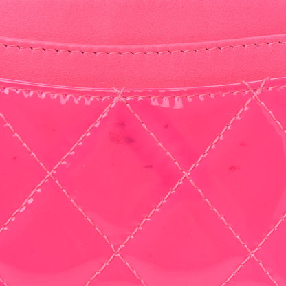 Chanel Patent Quilted Card Holder Pink 5 of 5