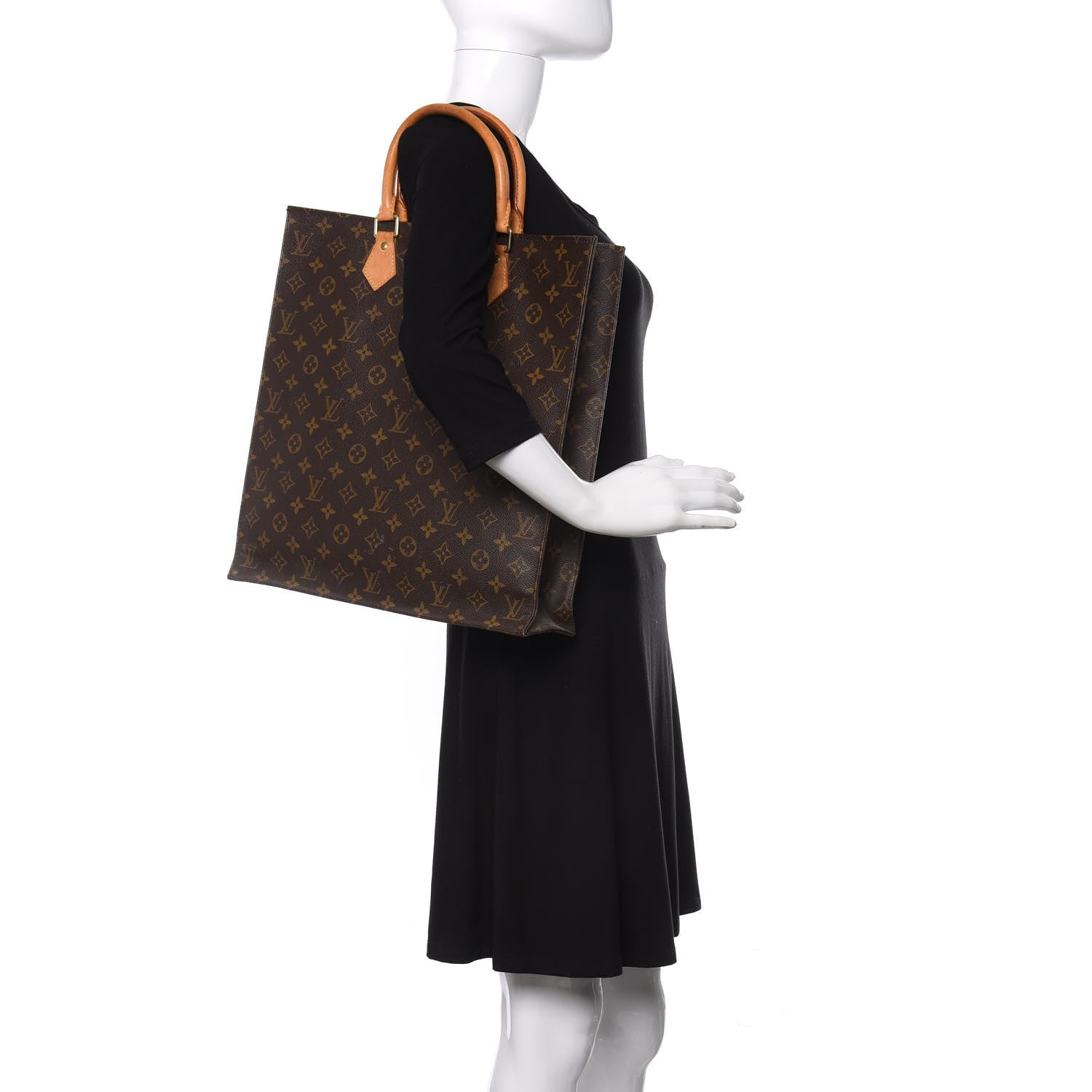 Louis Vuitton Monogram Sac Plat 2 of 11