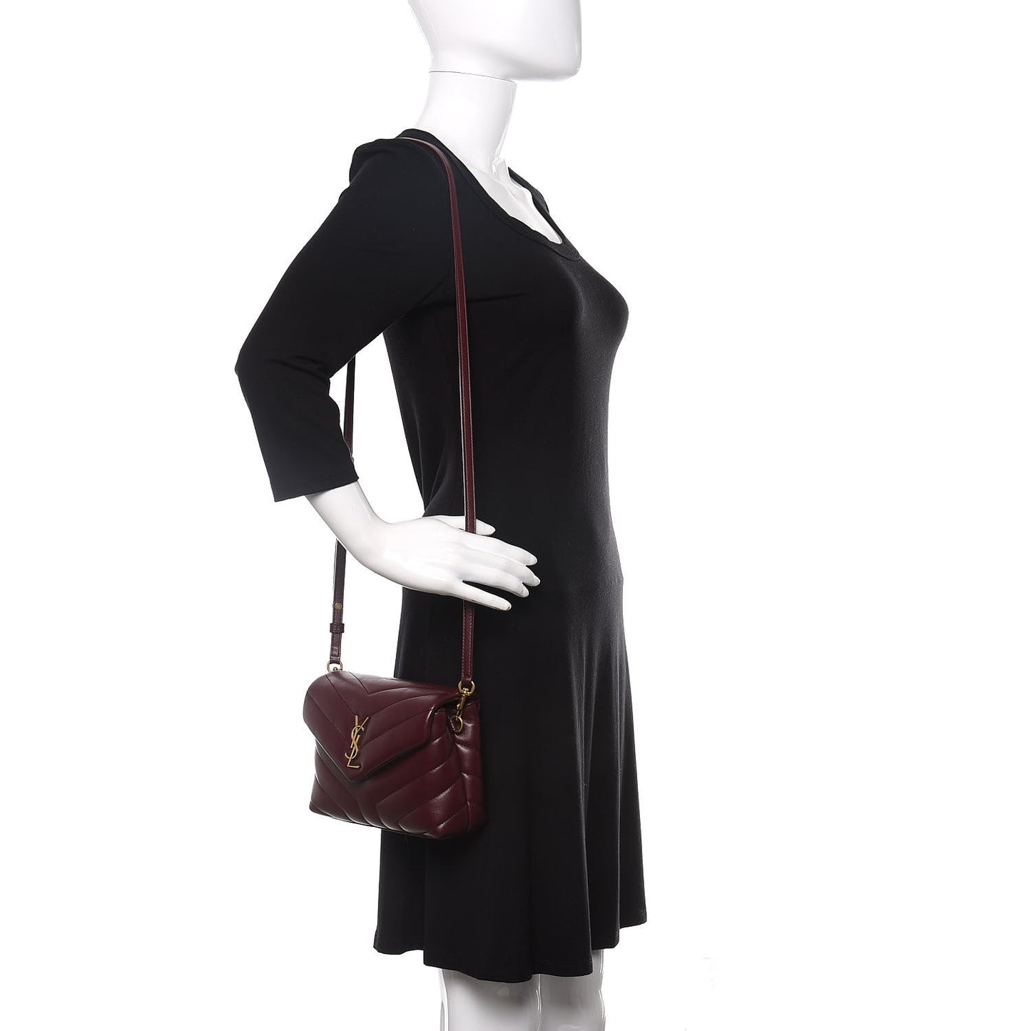 Calfskin Y Quilted Monogram Toy Loulou Monogram Crossbody Bag Rouge Legion