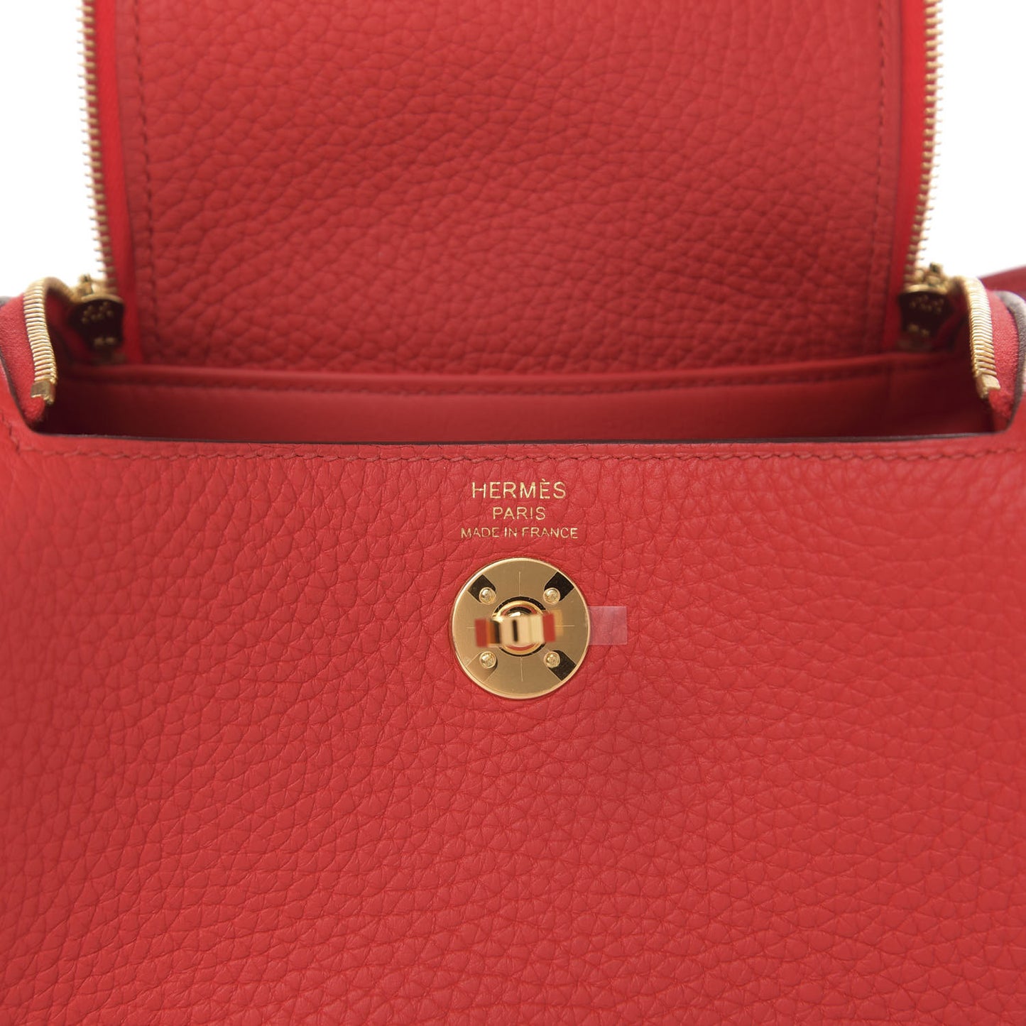 Taurillon Clemence Mini Lindy 20 Rouge De Coeur