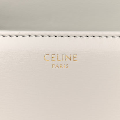 Celine Shiny Calfskin Teen Triomphe Chalk 6 of 12
