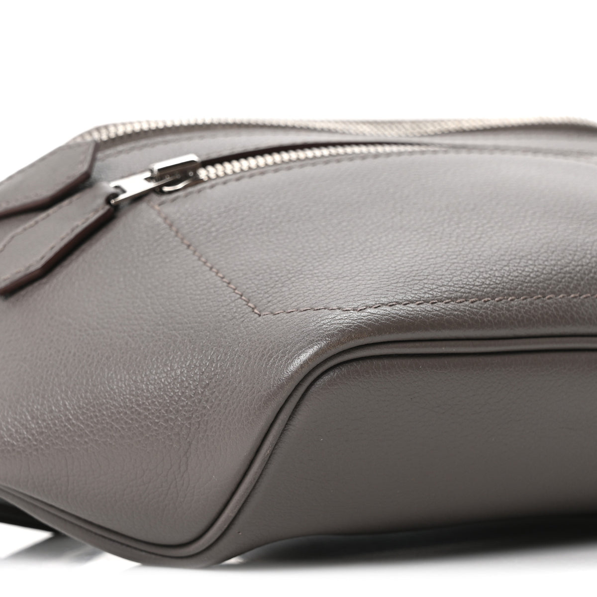 Hermes Taurillon Cristobal Cityslide Belt Bag PM Etain 8 of 9