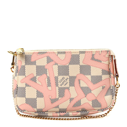 Louis Vuitton Damier Azur Tahitienne Mini Pochette Accessories 1 of 7