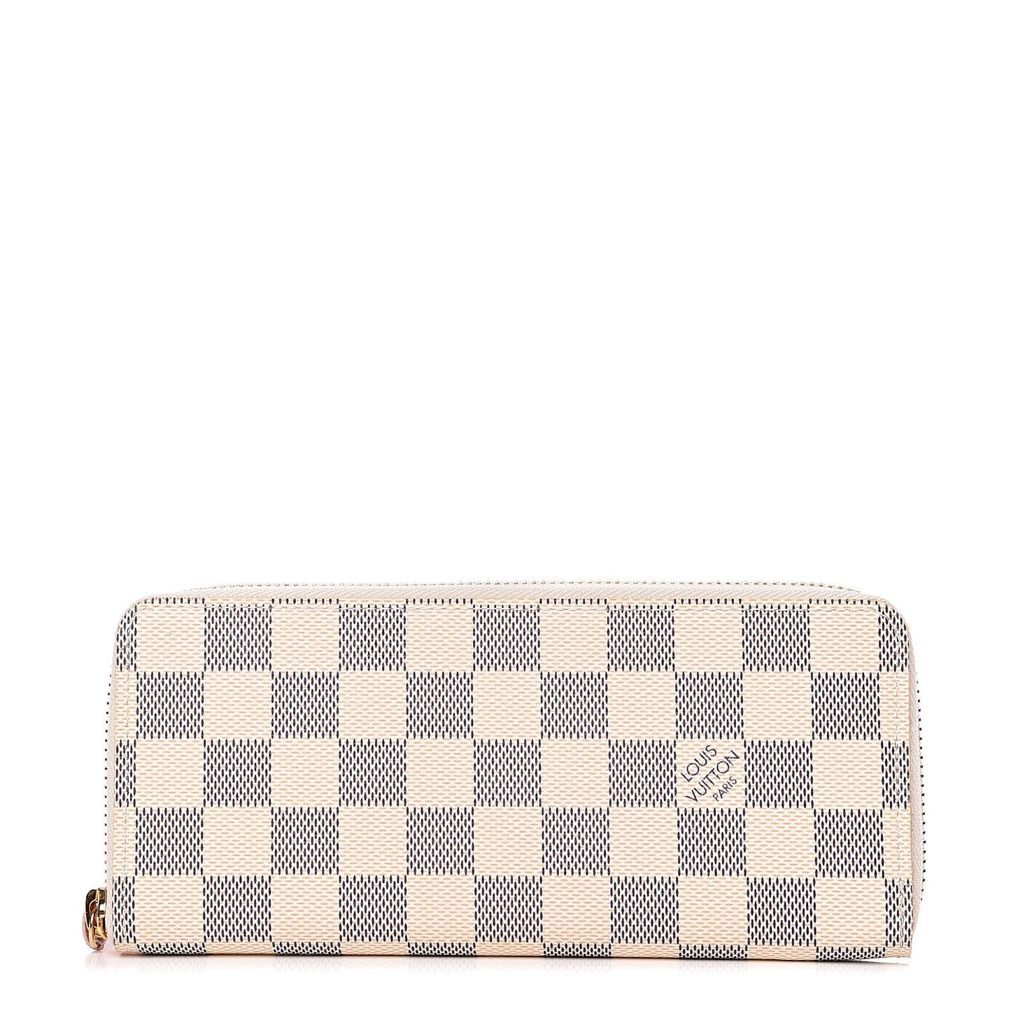 Damier Azur Clemence Wallet Rose Ballerine
