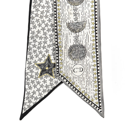 Christian Dior Silk La Lune Mitzah Scarf 2 of 3