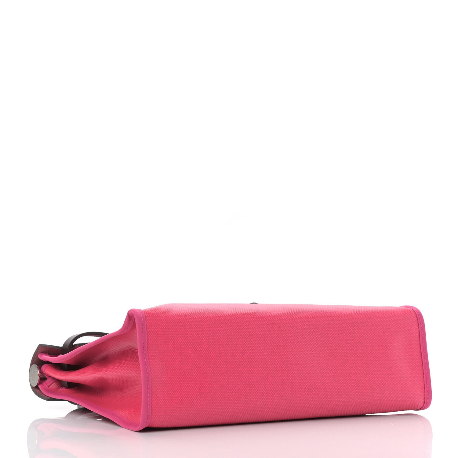 Hermes Toile H Berline Vache Hunter Herbag Zip 31 PM Rouge Sellier Rose Shocking 5 of 12