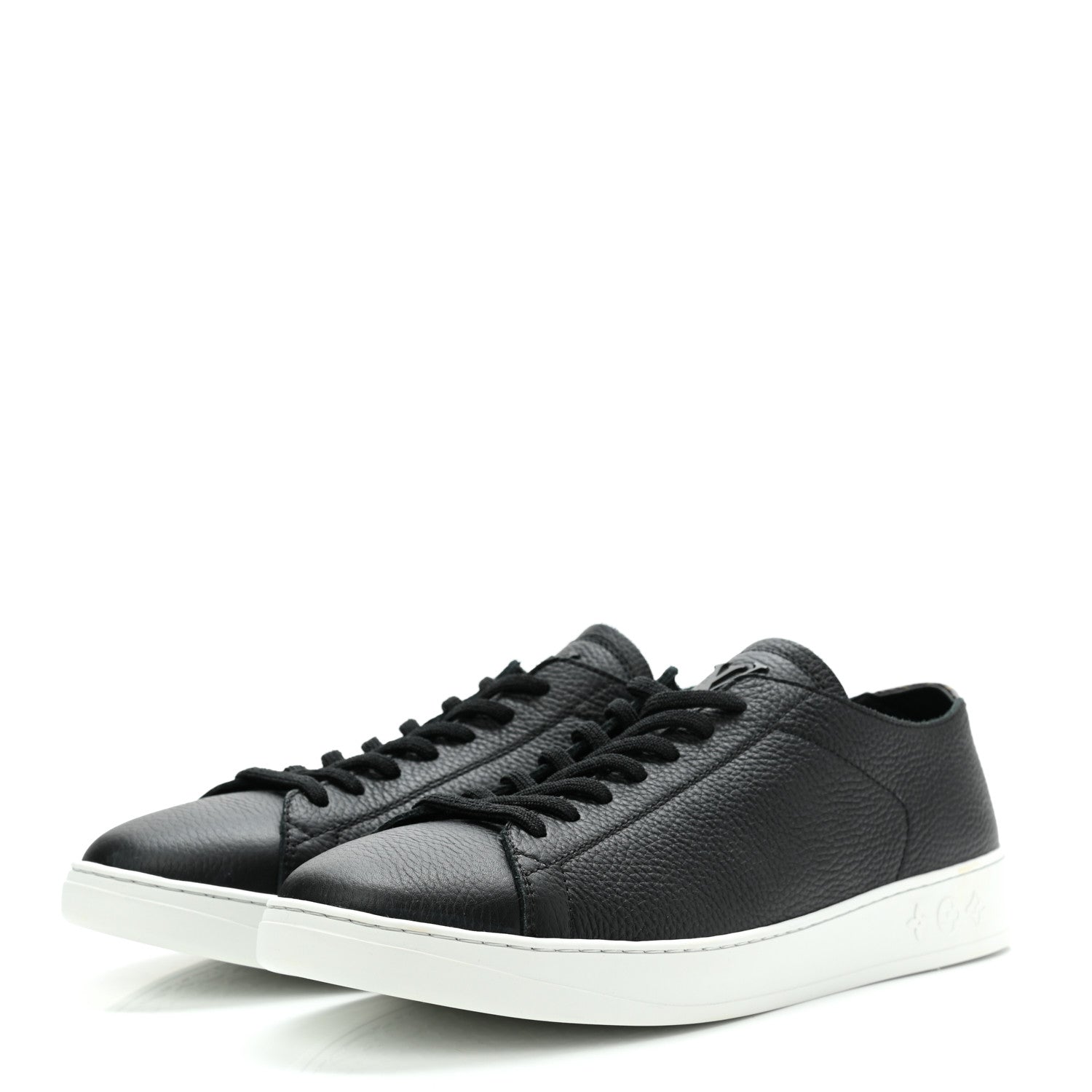 Louis Vuitton Mens Calfskin Resort Sneakers 11 Black 3 of 10