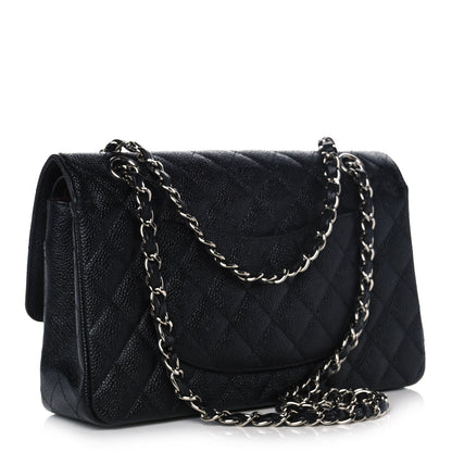 Chanel Caviar Quilted Medium Double Flap Black 3 of 10