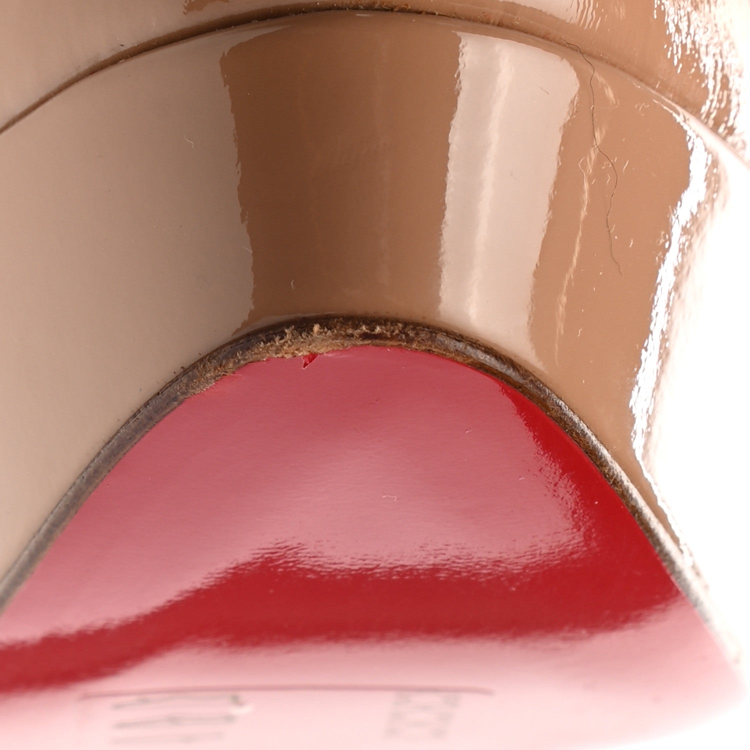 Christian Louboutin Patent Bianca 140 Pumps 37 Nude 11 of 12