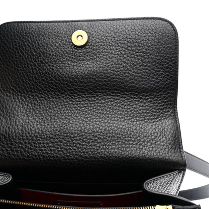 Valentino Garavani Grained Calfskin Large VSling Shoulder Bag Black 10 of 10