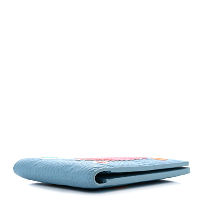 Louis Vuitton LV x YK Taurillon Multiple Wallet Blue 4 of 9