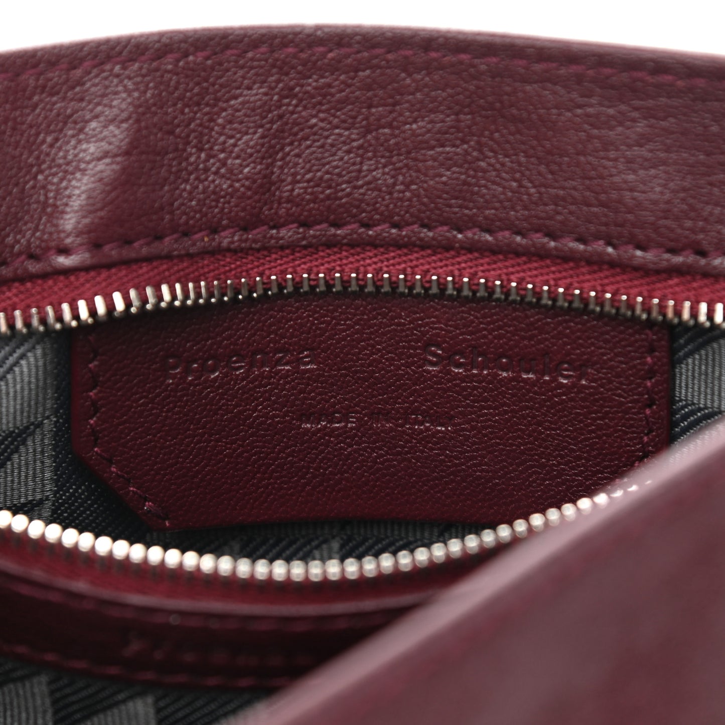 Lambskin PS1 Mini Crossbody Bag Oxblood