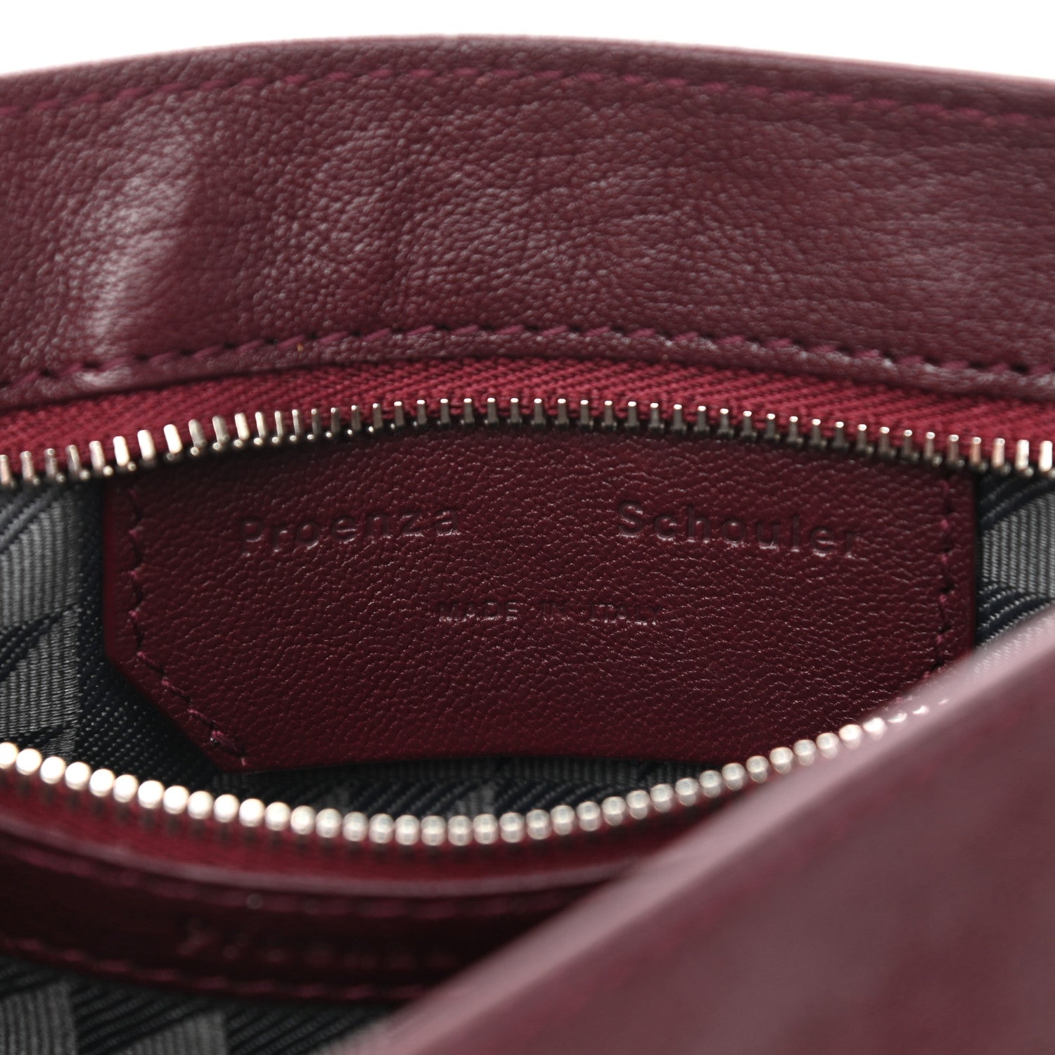 Proenza Schouler Lambskin PS1 Mini Crossbody Bag Oxblood 7 of 12